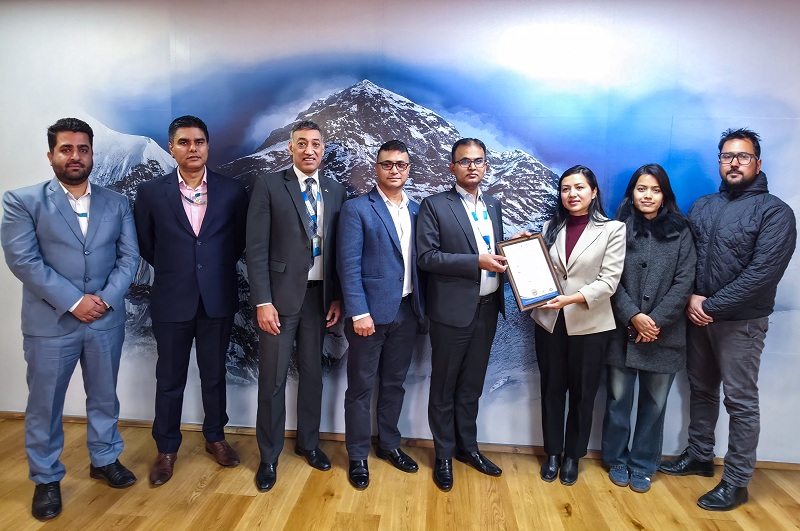 कुमारी बैंकको सूचना सुरक्षा प्रणालीले पायो (आईएसएमएस)अन्तर्राष्ट्रिय मान्यता