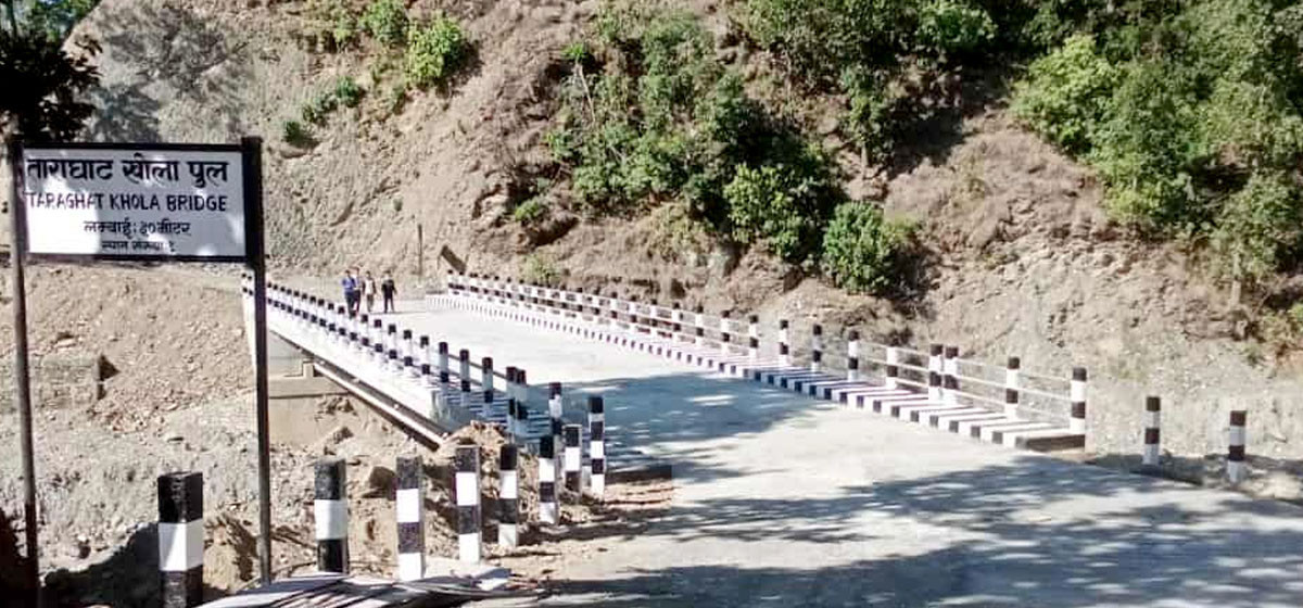 यस्तो पनि हुँदो रैछ..सम्झौताभन्दा ८ महिना अघि नै बन्यो पक्की पुल