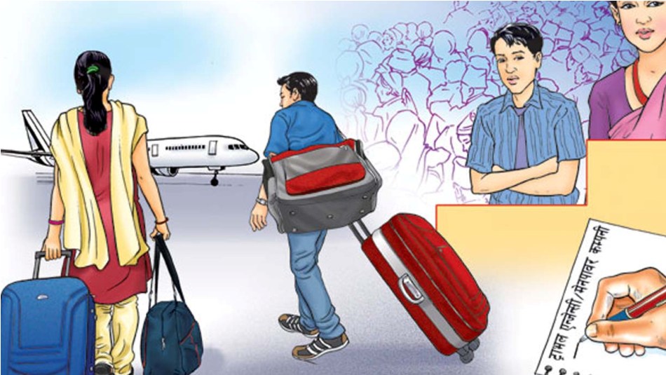 थामिएन वैदेशिक रोजगारीमा जानेको लर्को,नयाँभन्दा फर्केर जाने बढी