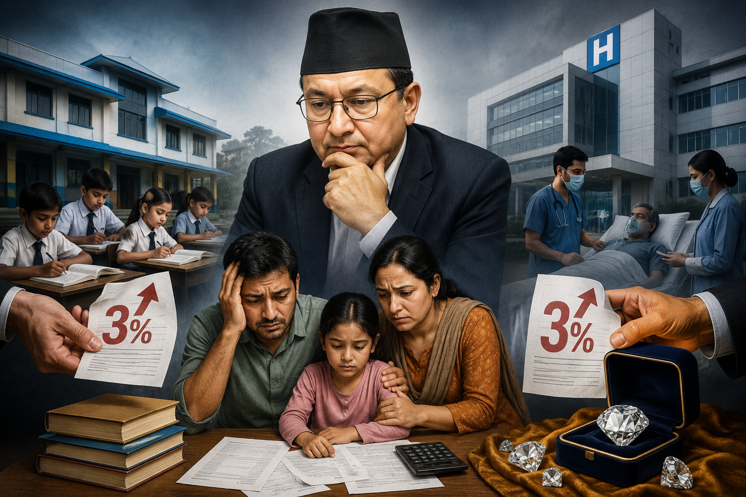 शिक्षा–स्वास्थ्यमा करको डण्डा, हिरामा छुटः अर्थमन्त्री स्वर्णिमको ‘हिरामोह’ बजेट