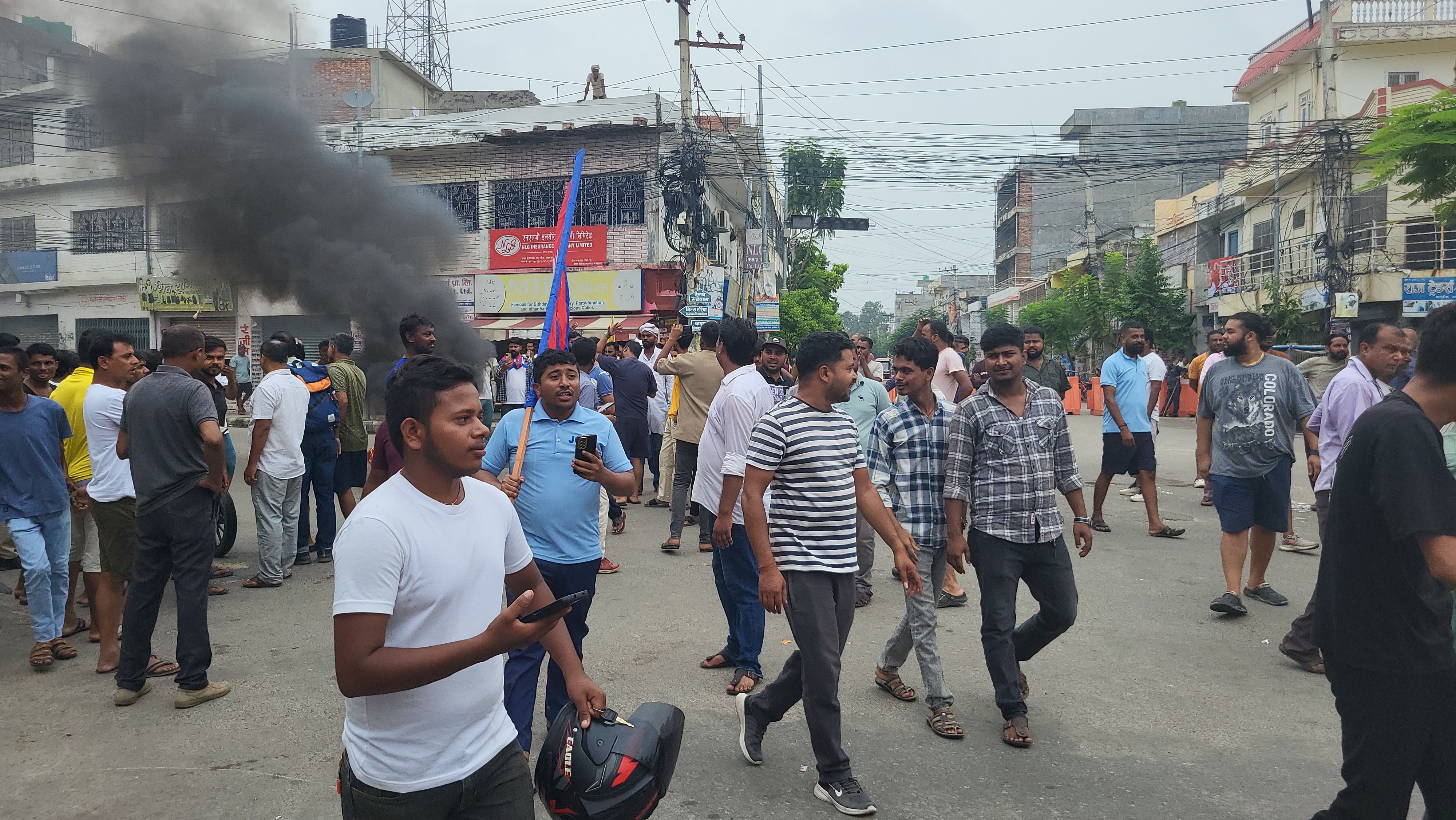 प्रधानमन्त्री  ओलीको राजीनामा माग गर्दै जनकपुरमा पनि  जेन–जी आन्दोलन चर्कियो