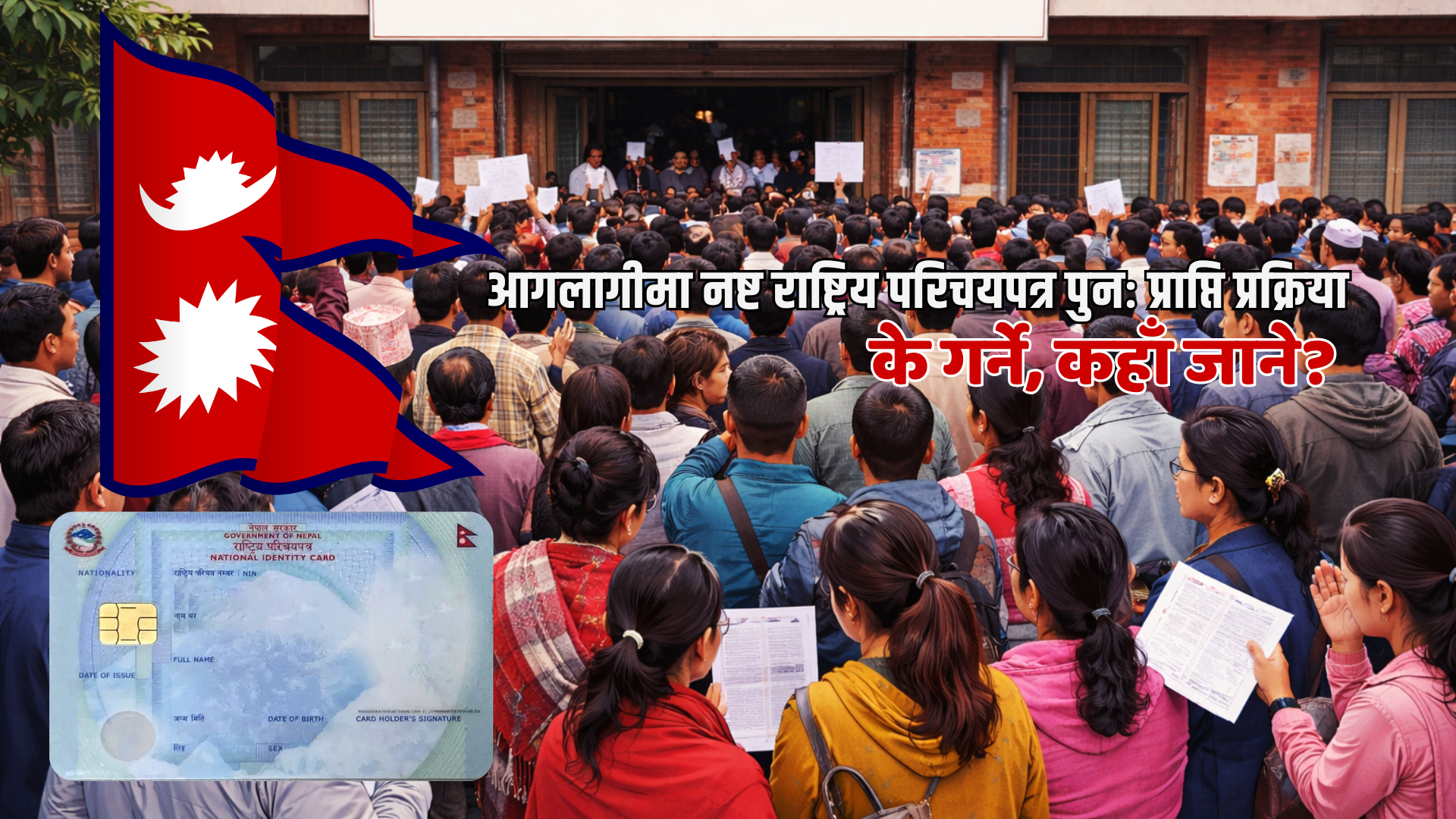 जेनजी आन्दोलनमा नष्ट राष्ट्रिय परिचयपत्र फेरी कसरी लिने ?