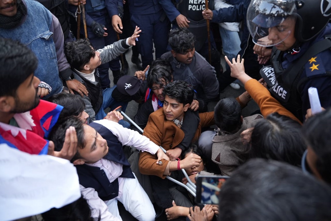 प्रहरीको नियन्त्रणमा मिराज, रविकिरण, निकोलससहित जेनजी प्रदर्शनकारी