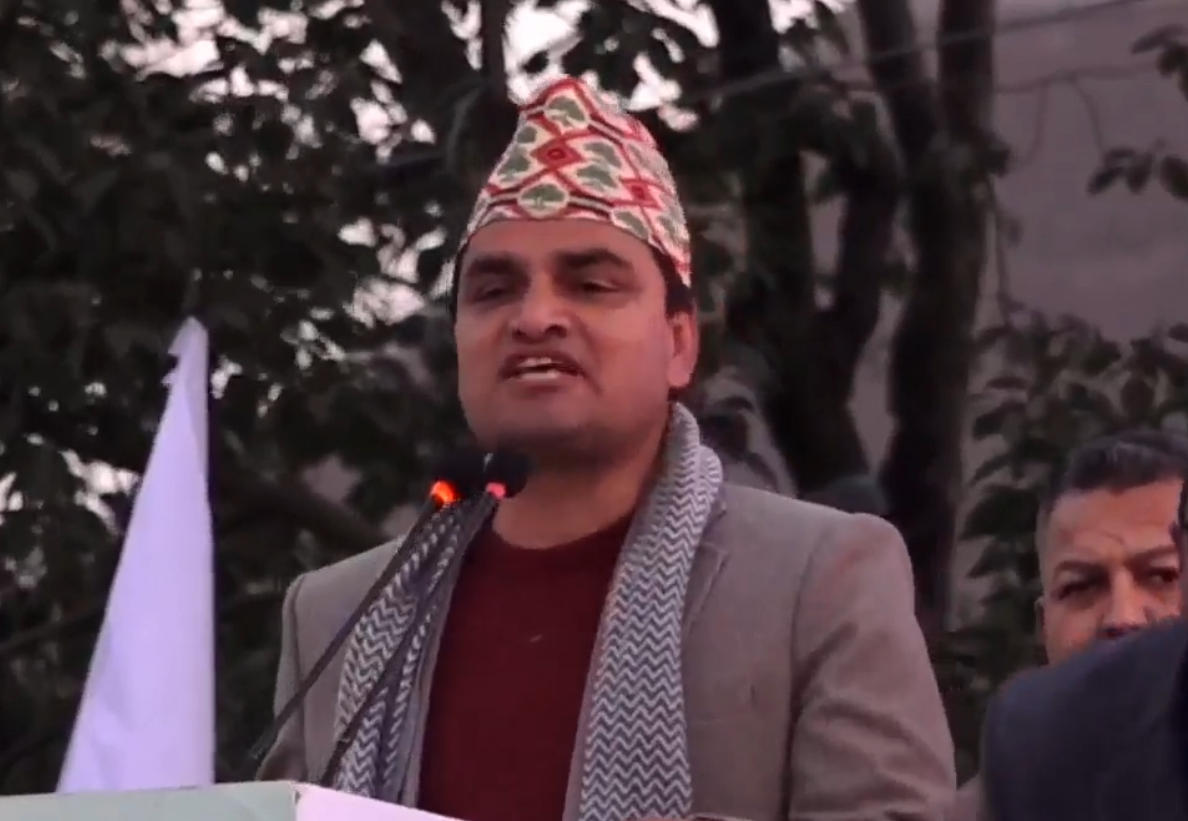 कांग्रेस महाधिवेशनमा प्रदिप पौडेलको  गर्जनः कांग्रेस राजनीतिक पार्टी मात्र होइन, वेथितिविरुद्धको अभियान हो
