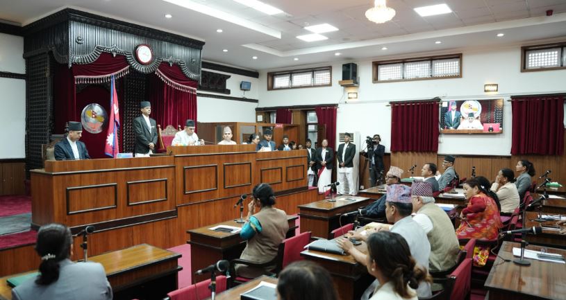 सीमासम्बन्धी अभिव्यक्तिको विरोध,कार्यसूचीमा प्रवेश नै नगरी राष्ट्रियसभा बैठक स्थगित