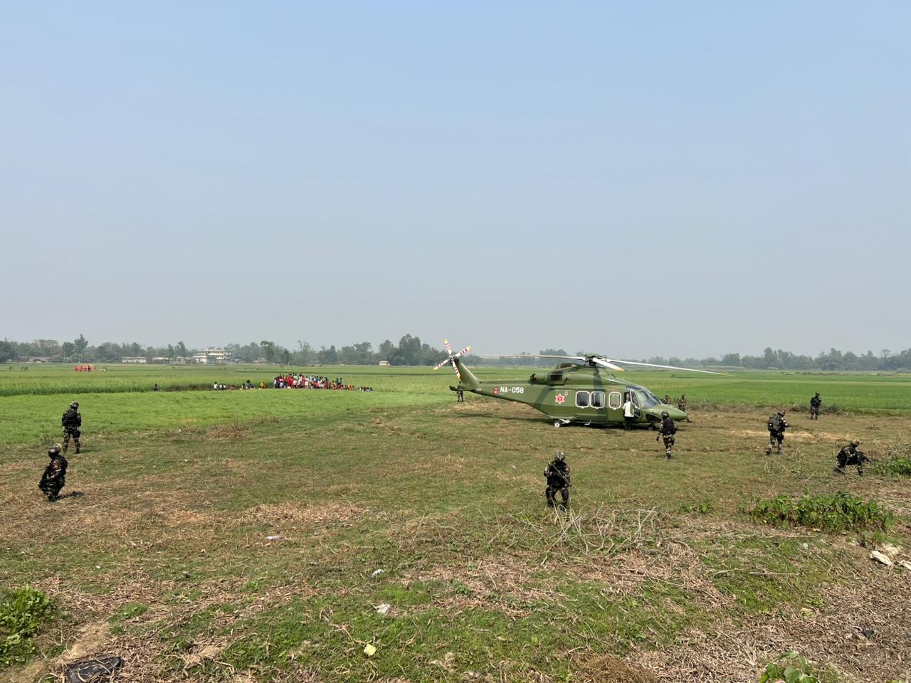 रौतहटमा निर्वाचन सुरक्षा कडा, हवाई गस्तीबाट तीव्र निगरानी