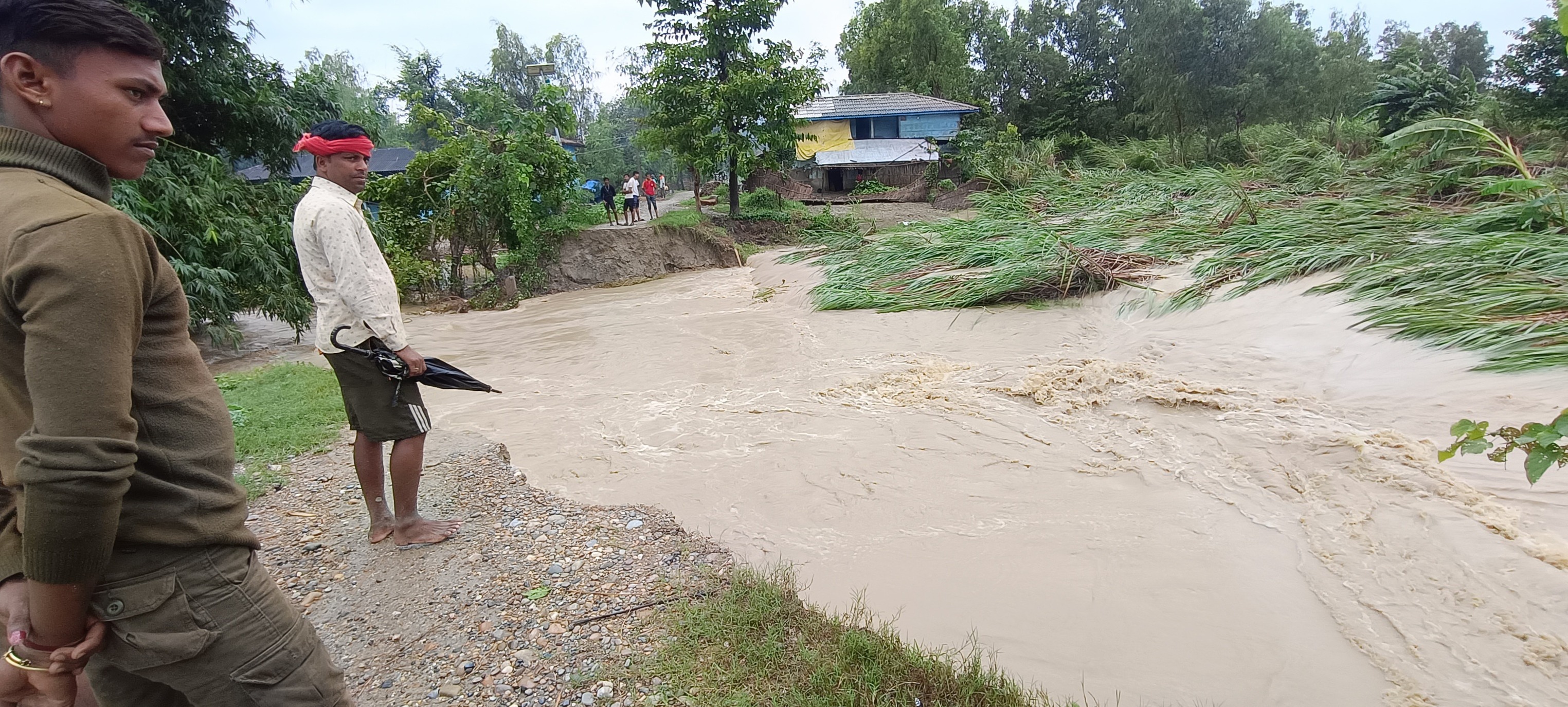 सर्लाहीका १६ सय भन्दा बढी घर बाढीको डुबानमा