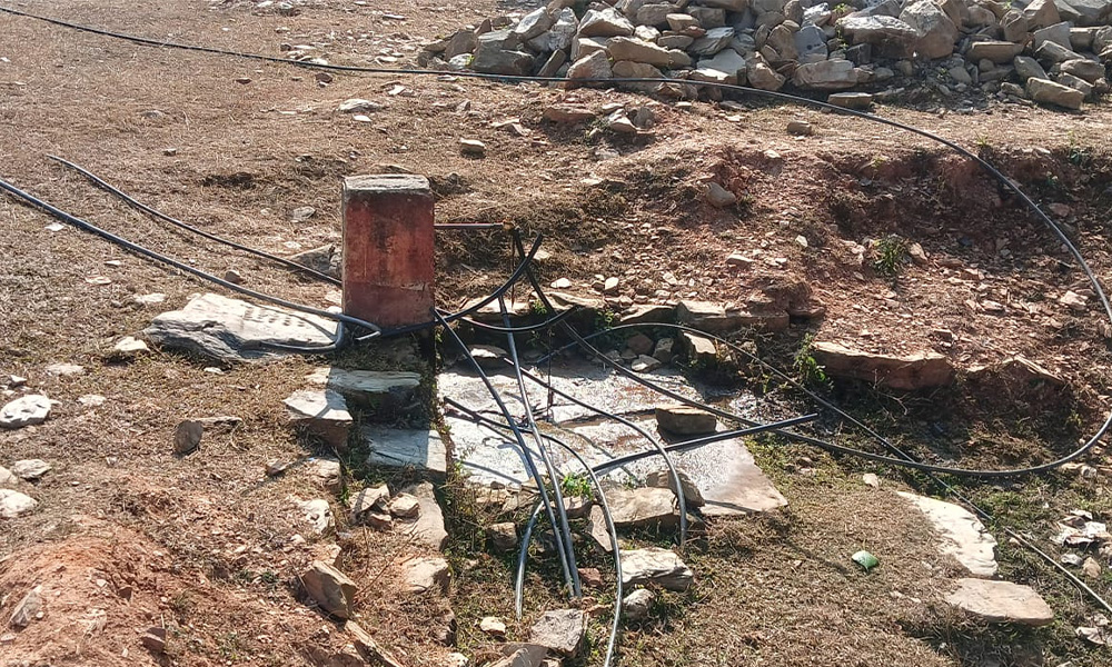 सुक्खाग्रस्त रामेछाप : खानेपानीकै चिन्तामा स्थानीय