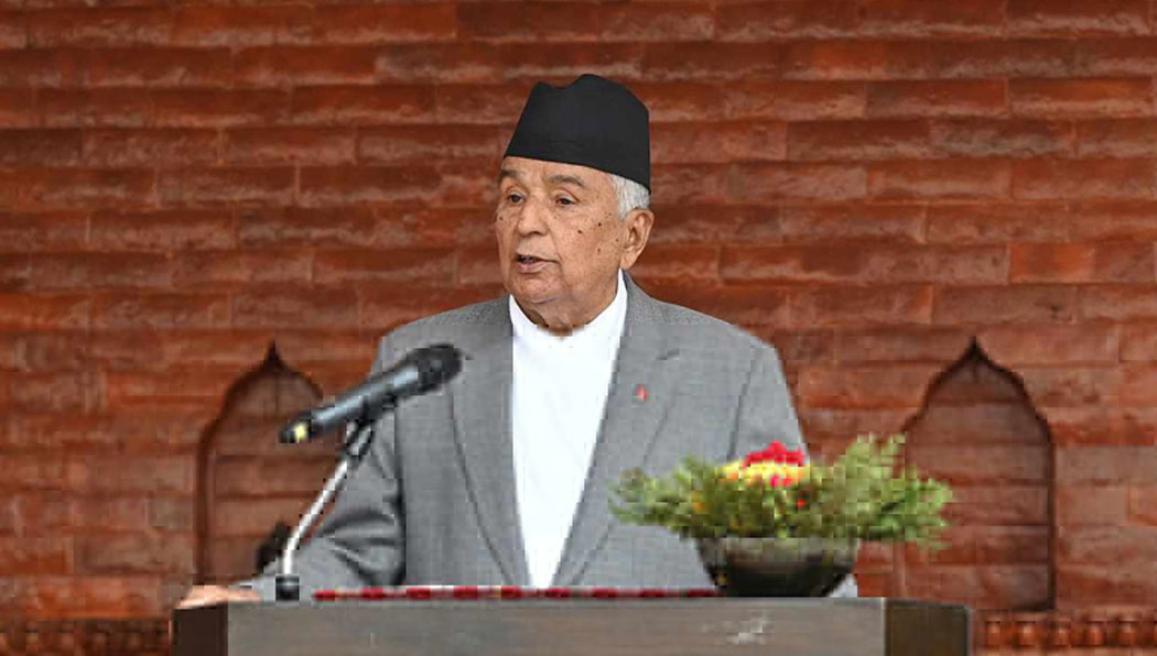 जलवायु परिवर्तनका असर न्यूनीकरणमा योगदान गर्न विश्व समुदायलाई राष्ट्रपतिको अपिल