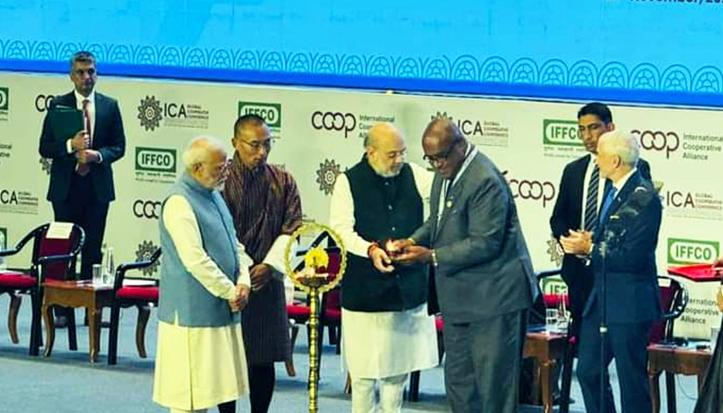 भारतको नयाँ दिल्लीमा अन्तर्राष्ट्रिय सहकारी सम्मेलन शुरु , प्रधानमन्त्री मोदीले गरे उद्‍घाटन