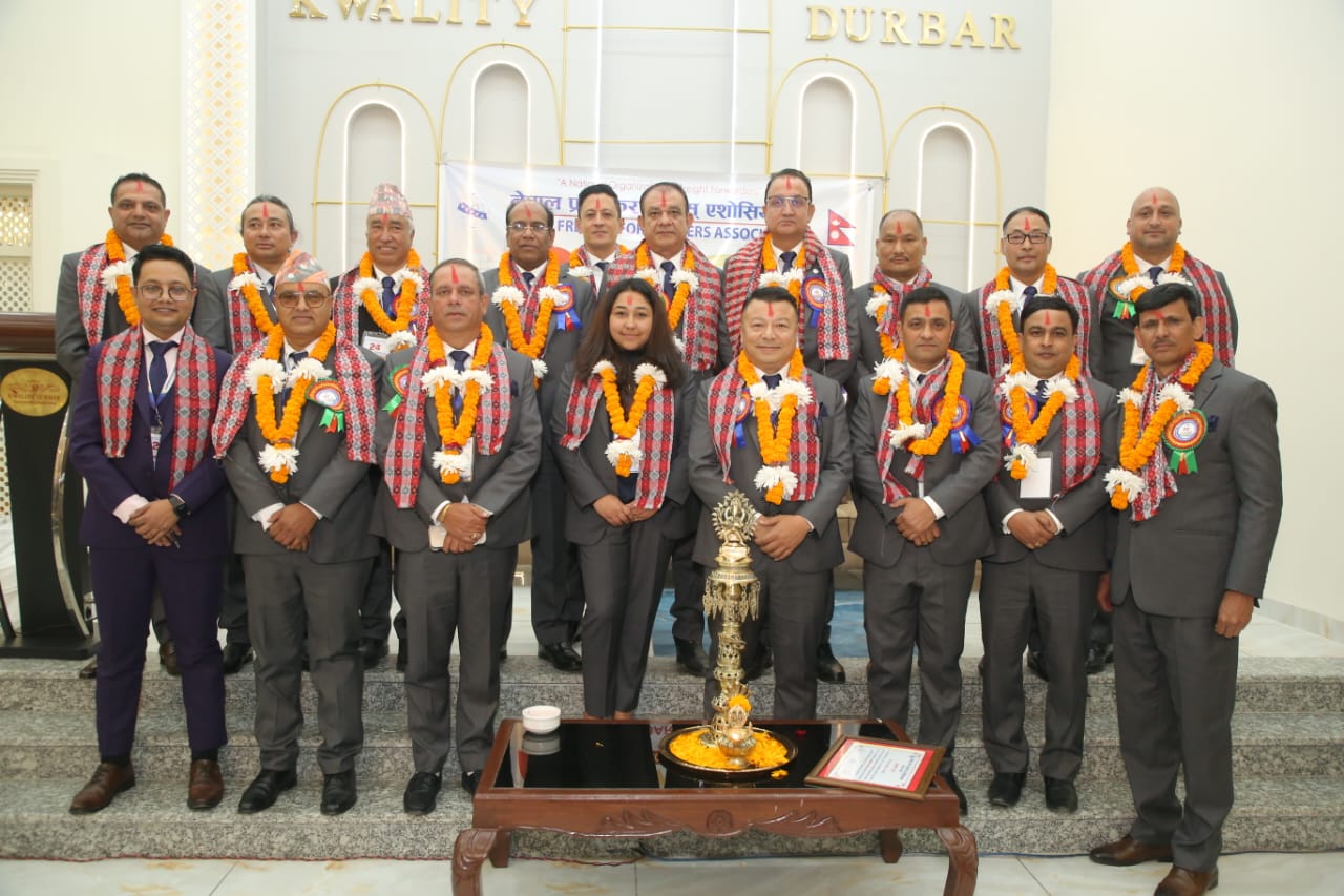नेपाल फ्रेट फरवार्डस एशोसिएसनमा राजेन्द्र संग्रौलाको नेतृत्वमा नयाँ कार्यसमिति निर्वाचित
