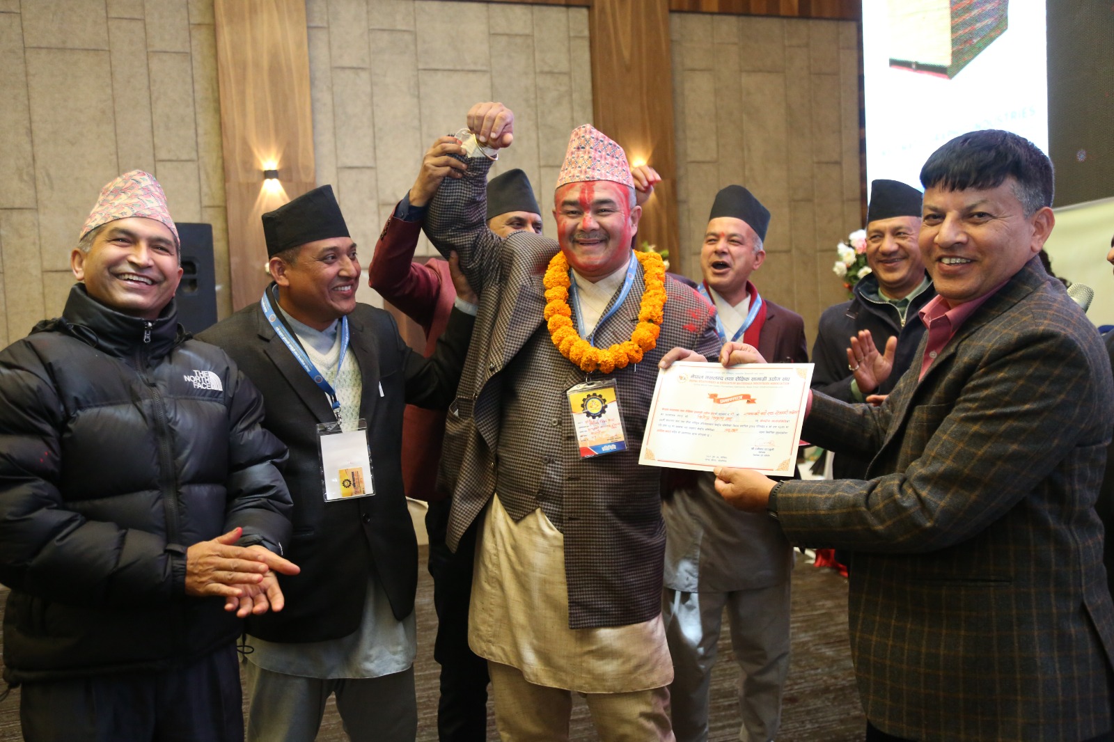 नेपाल मसलन्द तथा शैक्षिक सामग्री उद्योग संघमा विजेन्द्र विक्रम शाह सर्वसम्मत