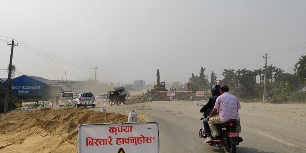 ‘एसियन हाइवे’को काम दुई वर्षमा ३५ प्रतिशत मात्रै