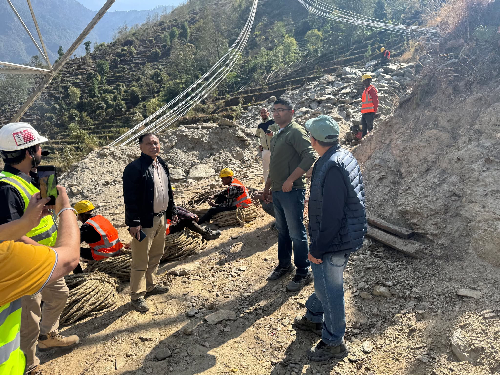 ४०० केभी लप्सीफेदी सबस्टेसन निर्माण धमाधम, आगामी पुसभित्र सम्पन्न गर्ने लक्ष्य