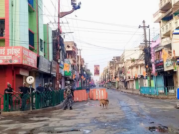 कर्फ्यूले बिरगंज सुनसान, सेना परिचालन